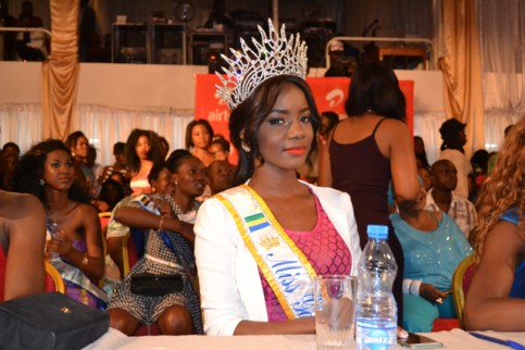 Maggaly Nguema, Miss Cemac 2015. © Gabonreview